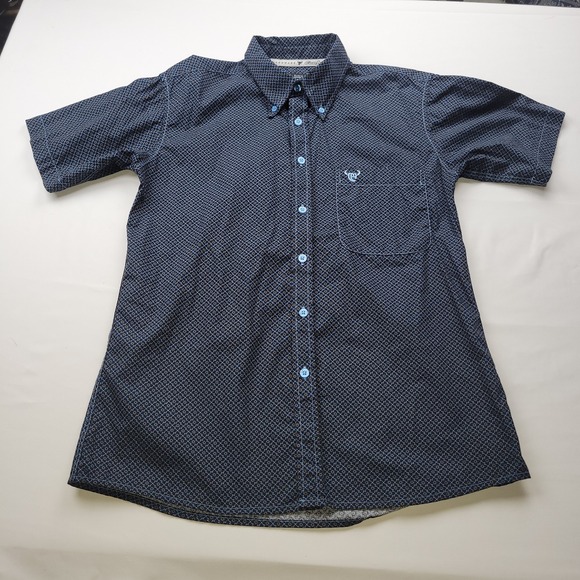 Cowboy Hardware Rodeo Western Button Down Shirt Men's Small - Picture 1 of 7